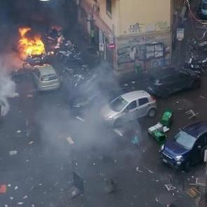 Şampiyonlar Ligi ma&ccedil;ı &ouml;ncesi şehir karıştı! Ortalık savaş alanına d&ouml;nd&uuml;