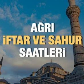 Ağrı Ramazan İmsakiyesi 2023: İftar ve sahur vakitleri