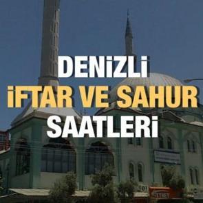 Denizli Ramazan İmsakiyesi 2023: İftar ve sahur vakitleri