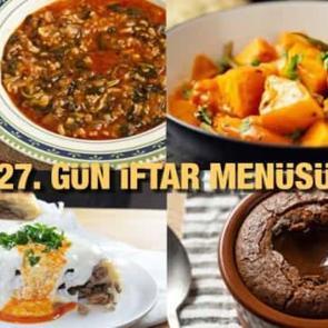 İftar menüleri 2023: 27. Gün iftar menüsü