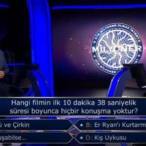 Kim Milyoner Olmak İster'de izleyiciyi ekrana kilitleyen soru! Cevap ağızları a&ccedil;ık bıraktı