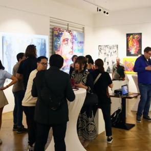 Viyana Yunus Emre Enstitüsünde 20 ülkeden 20 sanatçının eserleri sergilendi