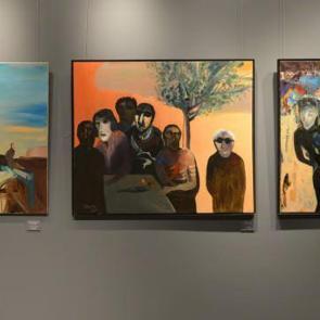 Metin Talayman’ın resim sergisi sanatseverlerin ilgisine sunuldu