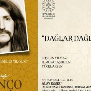 Barış Man&ccedil;o vefatının 25. Yılında Alay K&ouml;şk&uuml;'nde d&uuml;zenlenecek etkinlikle anılacak