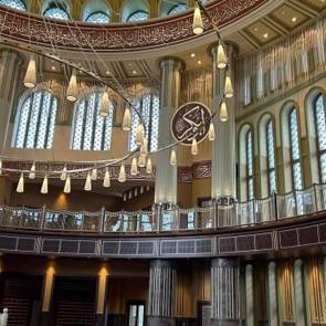 Taksim Cami'nde Ramazan hazırlıkları tamamlandı