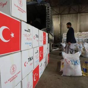 TİKA, Afganistan'da 800 aileye gıda desteği sağladı