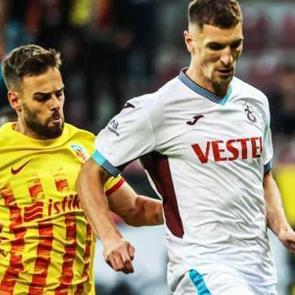 Trabzonspor, Kayseri'de 3 puanı Pepe ile kaptı 