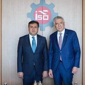 İstanbul İl Mill&icirc; Eğitim M&uuml;d&uuml;r&uuml; ve İSO Başkanı, mesleki eğitim iş birliğini g&ouml;r&uuml;şt&uuml;