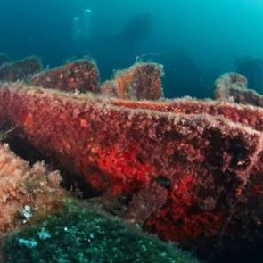 Çanakkale Savaşları'ndan kalma 109 yıllık batıklar görüntülendi