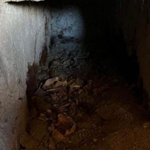 Gaziantep'te temel kazısı esnasında Roma dönemine ait mezar bulundu