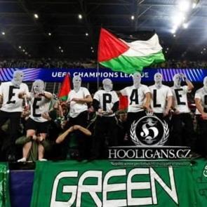 Celtic taraftarı mazlum Filistin halkının yanında olmaya devam ediyor!