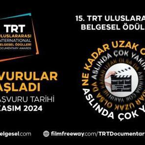 '15. TRT Uluslararası Belgesel Ödülleri'  başvuruları başladı