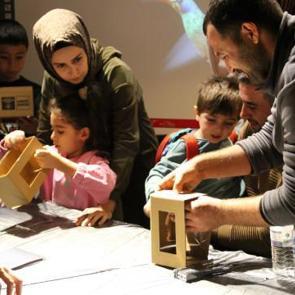 Öğrenciler ara tatilde Konya Bilim Merkezi’nde dijital dünyayı keşfetti