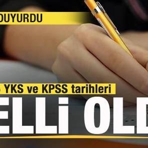 ÖSYM duyurdu! 2025 YKS ve KPSS sınavı tarihleri belli oldu