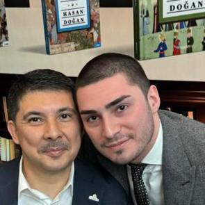 Cumhurbaşkanlığı&nbsp;&Ouml;zel&nbsp;Kalem&nbsp;M&uuml;d&uuml;r&uuml; Doğan, TEF Başkanı Şener ile g&ouml;r&uuml;şt&uuml;