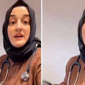 İş bırakma eylemi yapan aile hekimi, bu s&ouml;zlerle sesini duyurmaya &ccedil;alıştı