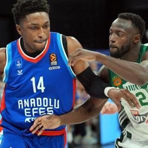 Anadolu Efes'ten Panathinaikos'a b&uuml;y&uuml;k fark!