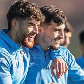 Trabzonspor, yeni yılın ilk antrenmanını yaptı