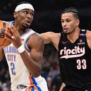 Shai Gilgeous-Alexander alev aldı! NBA'de Thunder, Blazers'a rahat ge&ccedil;ti