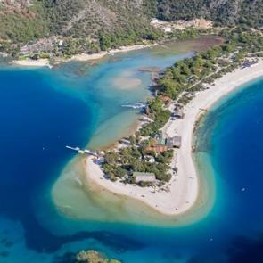 23 yıldır mavi bayraklı: Havadan fotoğrafı yankı uyandırıyor!