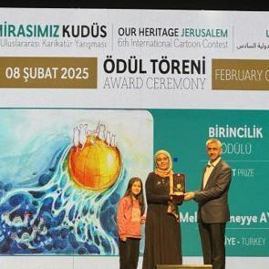 '6. Uluslararası Mirasımız Kudüs Karikatür Yarışması'nda ödüller sahiplerini buldu