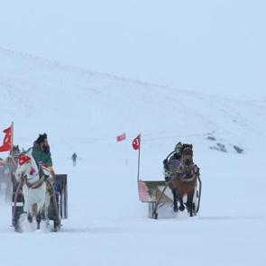Atlı kızak yarışları, müzik dinletileri ve dahası: Buz Şenliği’ne yoğun ilgi!