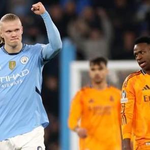 Haaland tartışmalı golle hesabı a&ccedil;tı! Real Madrid ma&ccedil;ında bir ilki yaşadı