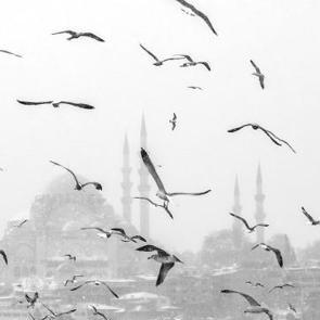 Kubbelerin üstünde İstanbul’un büyüleyici görüntüleri...