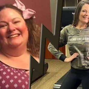 Diyabet hastası kadın 1 yılda 70 kilo verdi!