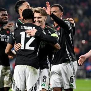 Arsenal'ın Şampiyonlar Ligi'nde acıması yok! Skor tabelasını g&ouml;ren şaşırıyor