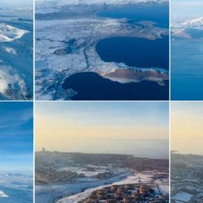 Van’ın en güzel manzaraları bu videoda: Uçaktan görüntülendi!