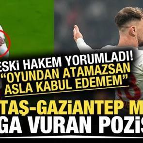 Beşiktaş - Gaziantep FK ma&ccedil;ına damga vuran pozisyonlar!