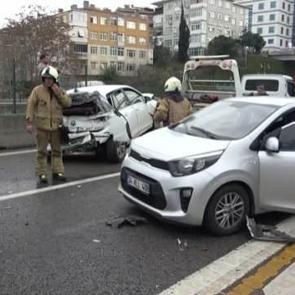 Avrasya Tüneli girişinde zincirleme kaza!