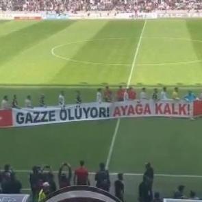 &Ccedil;imentaş Elazığspor, Gazze'deki katliama sessiz kalmadı