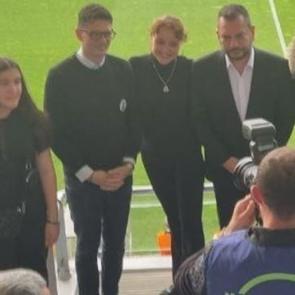 Trabzonspor, Ahmet Minguzzi'nin ailesini ağırladı