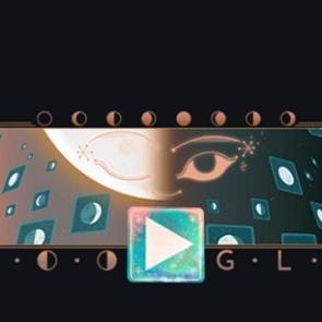 Google'da "Yarım Ay'ın Yükselişi" doodle oldu! Ay’ın Evreleri animasyonla hayat buldu