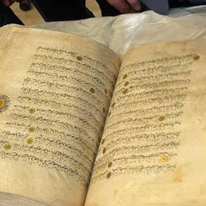 Karadağ'dan getirilen Kur'an-ı Kerim İstanbul'da restore edildi