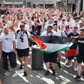 Almanya'ya PSG damgası! Dev final &ouml;ncesi Fransızlar, Gazze i&ccedil;in y&uuml;r&uuml;d&uuml;