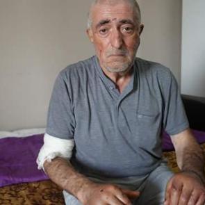 Barışmak için çağırdığı kocasına dehşet anlar yaşattı