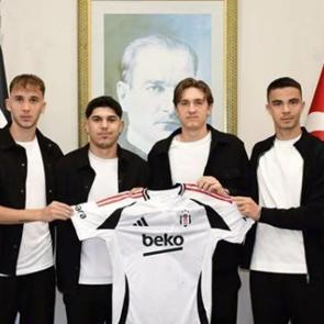 Beşiktaş'ta 4 imza resmen a&ccedil;ıklandı