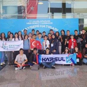 Kapsül Teknoloji Platformu’ndan MEB Robot Yarışması’nda 6 Derece birden