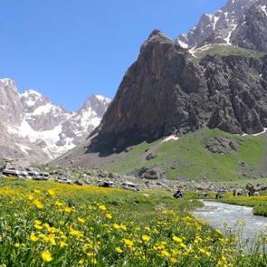Bir tarafta kış, bir tarafta bahar: Doğaseverlerin gözdesi oldu!