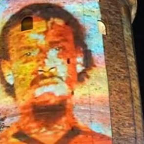 Galata Kulesi'nde Leroy Sane fotoğraflı g&ouml;rsel şov! Gizemli y&uuml;z g&uuml;ndem oldu