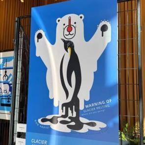 “Küresel Isınma” temalı Posterist sergisi Fatih’te açıldı