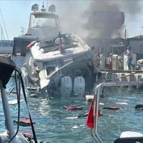 Beşiktaş eski başkanının teknesinde patlama! 3 kişi yaralandı