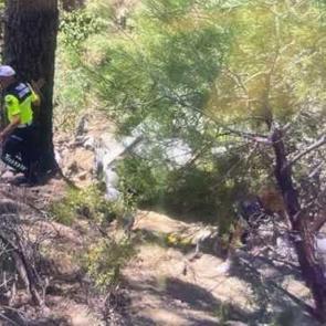 Balıkesir'de araç dere yatağına uçtu: 1 ölü