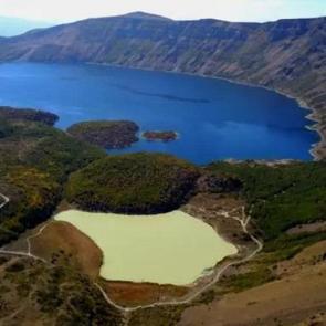 Uzaydan görünen eşsiz oluşum: Avrupa’nın ikinci en büyüğü
