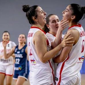 18 Yaş Altı Kız Milli Basketbol Takımı, İsrail'i 66-57 mağlup etti