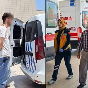 “Beni Serinletmedi” diyerek saldırdı! Dedesi yaşındaki adamı hastanelik etti