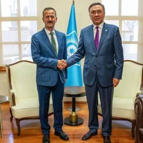 SSB Başkanı Görgün, TDT Genel Sekreteri Omuralıev ile görüştü!